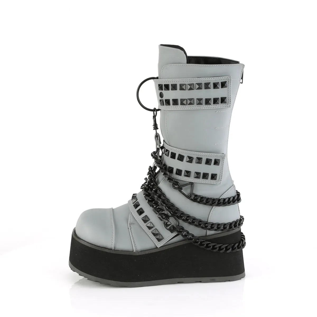3 Inch Platform TRASHVILLE-138 Gray