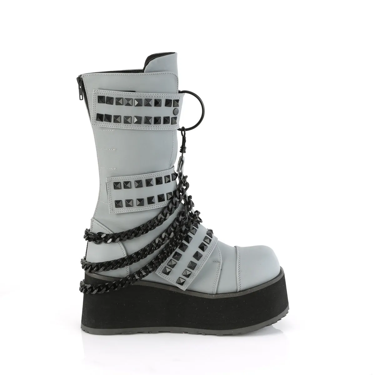 3 Inch Platform TRASHVILLE-138 Gray