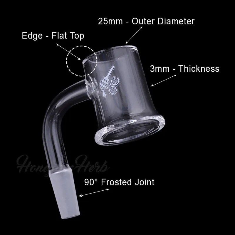 90 Degree Mug Quartz Banger