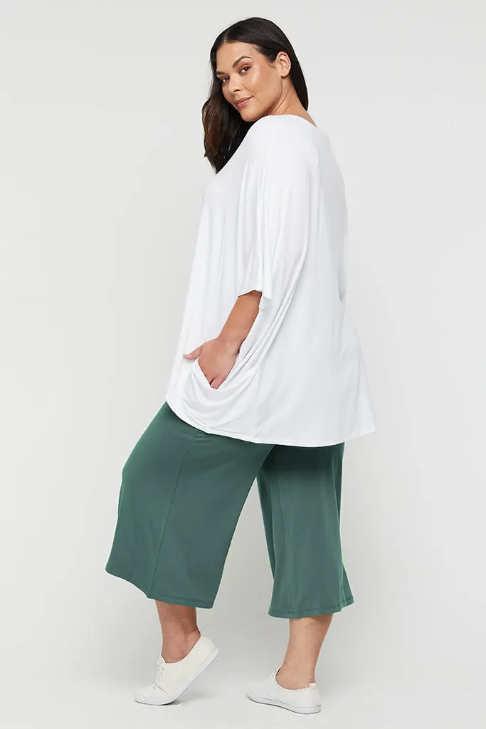 Bamboo Culottes - Silver Pine