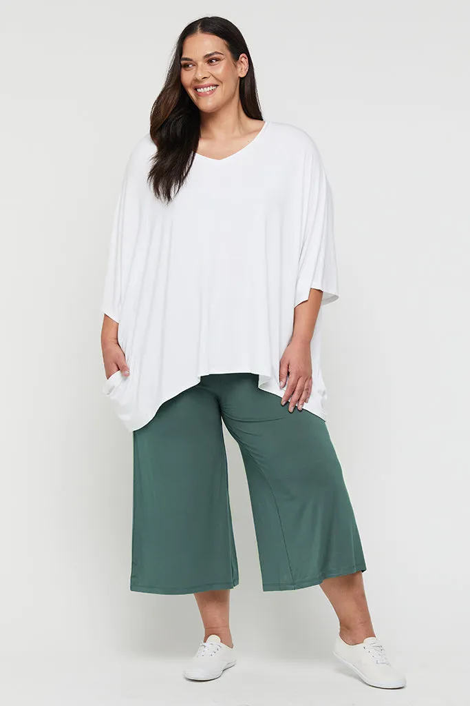 Bamboo Culottes - Silver Pine