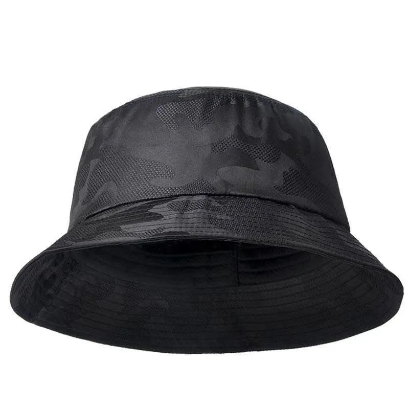 Breathable camouflage fisherman hat fashion shade bucket hats men women outdoor travel leisure cap cotton Panama caps