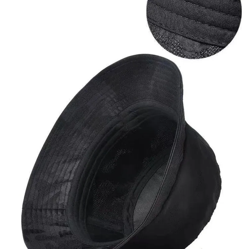 Breathable camouflage fisherman hat fashion shade bucket hats men women outdoor travel leisure cap cotton Panama caps