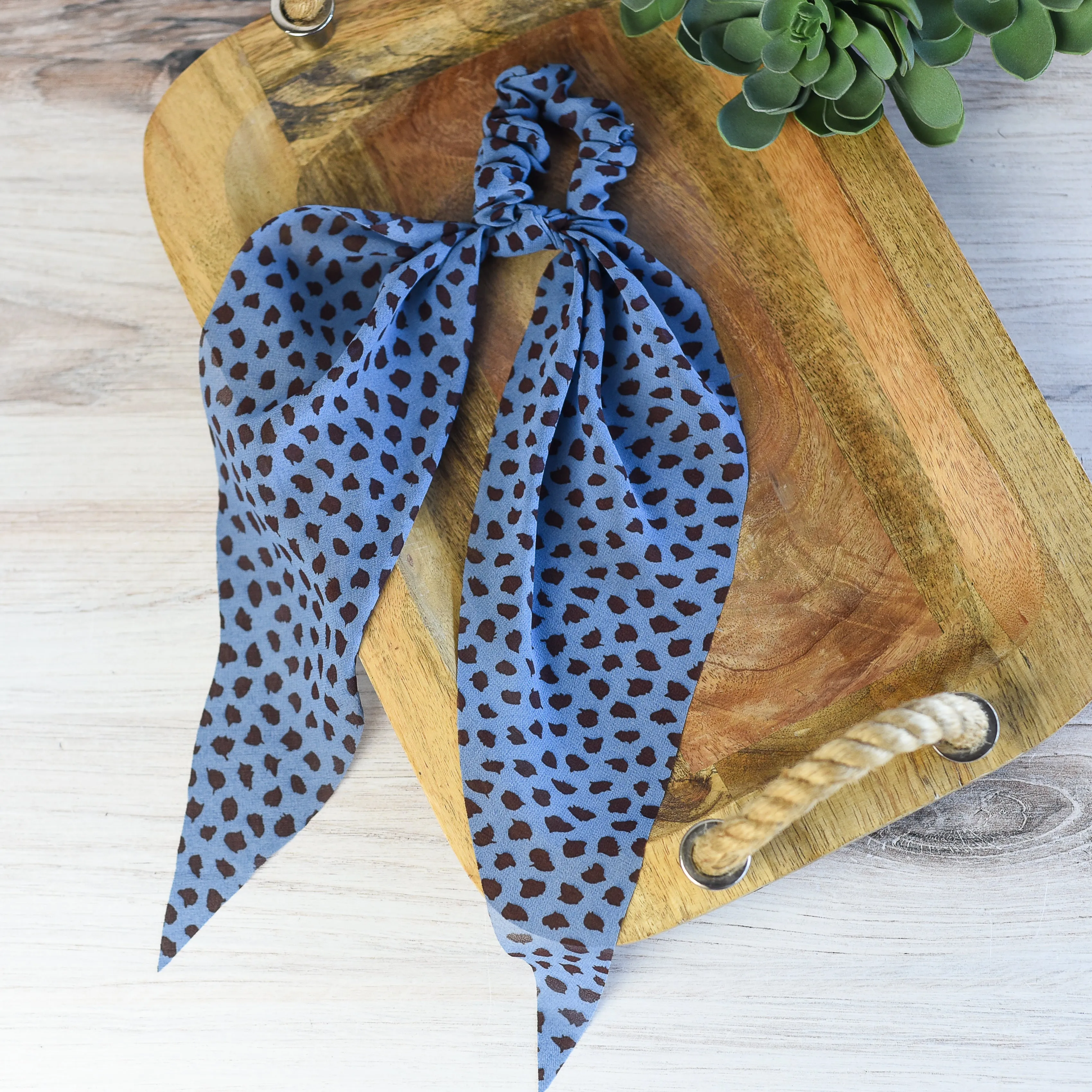 Brush Dot Hair Scarf