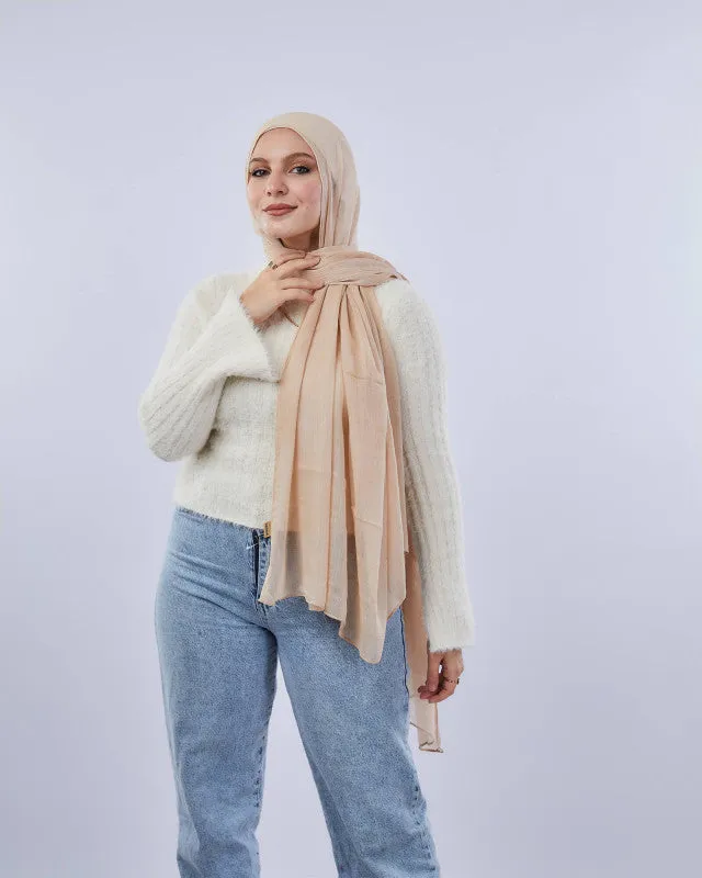 Crinkled Modal Scarf