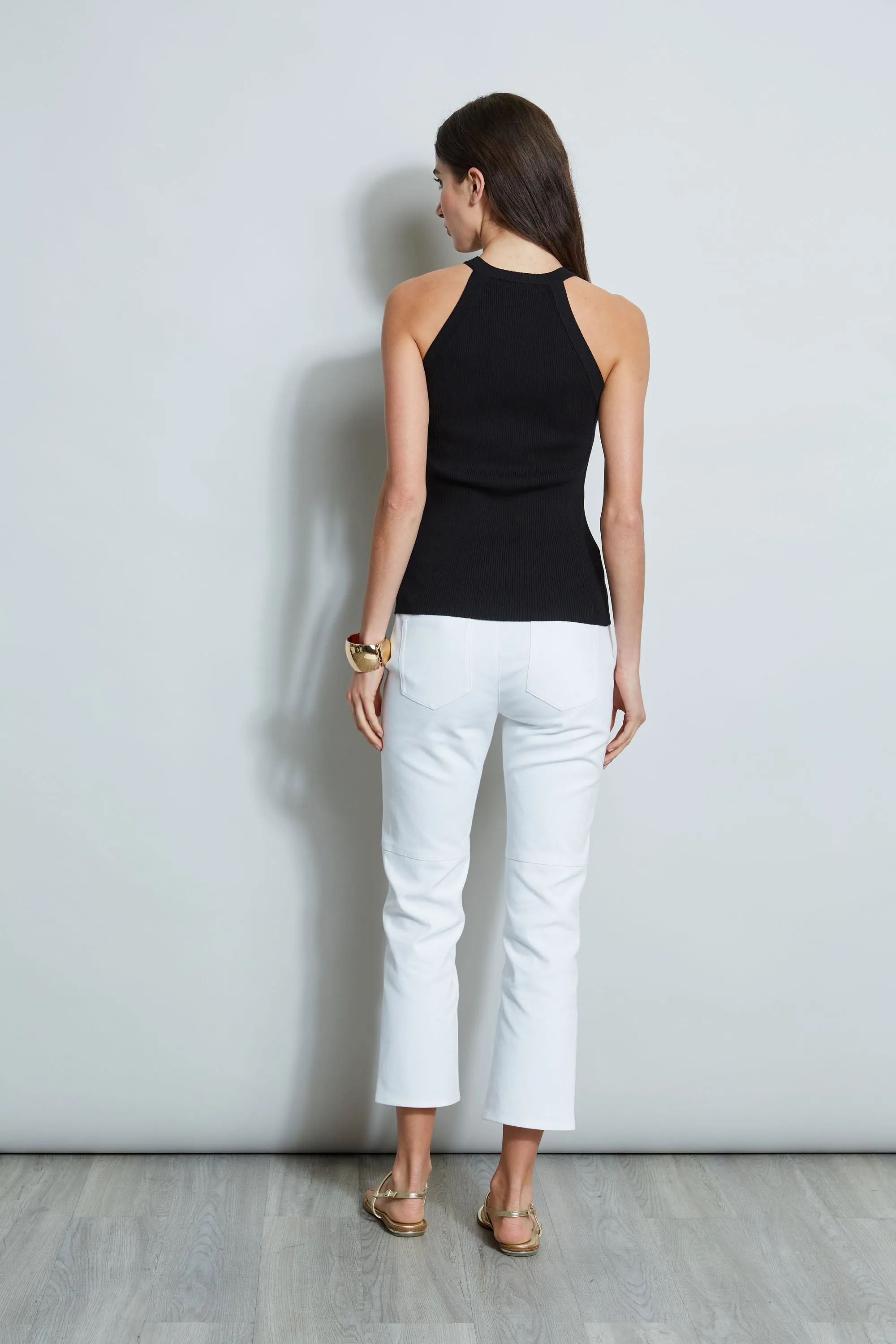 Halter Button Rib Tank