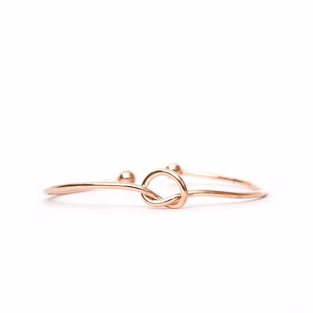 Monica Sleek Rosegold Bracelet Stack