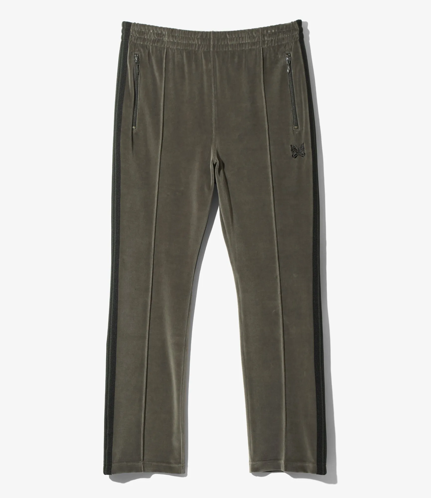 Narrow Track Pant - Olive - C/Pe Velour