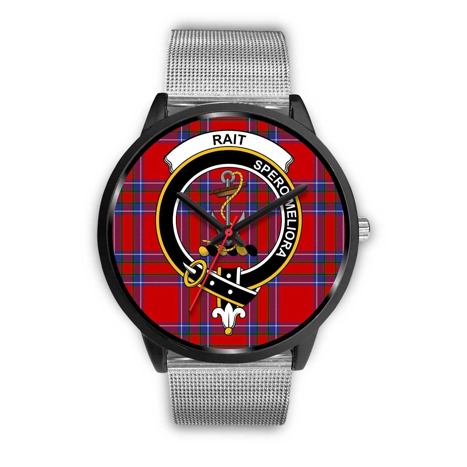 Rait Clan Badge Tartan Black Watch