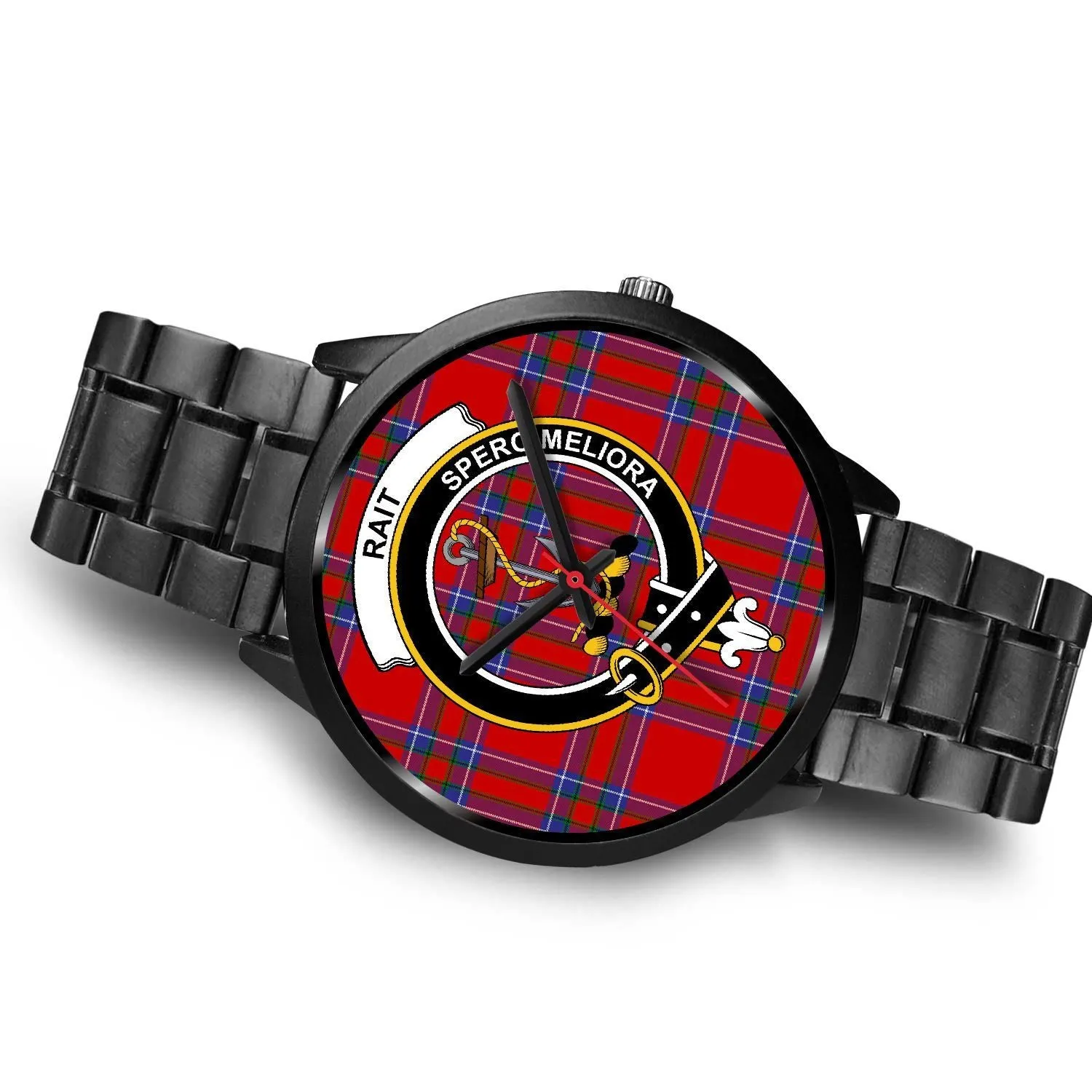 Rait Clan Badge Tartan Black Watch