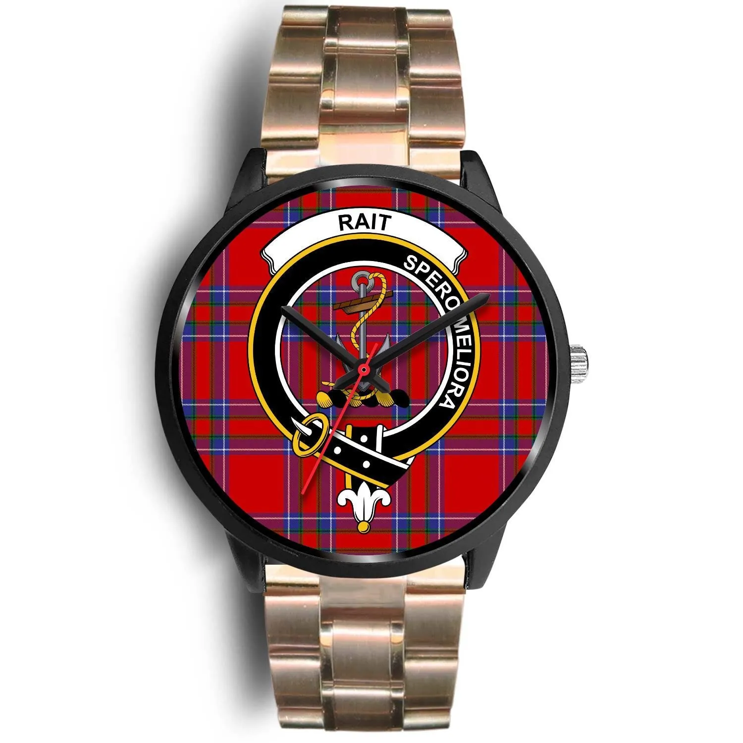 Rait Clan Badge Tartan Black Watch
