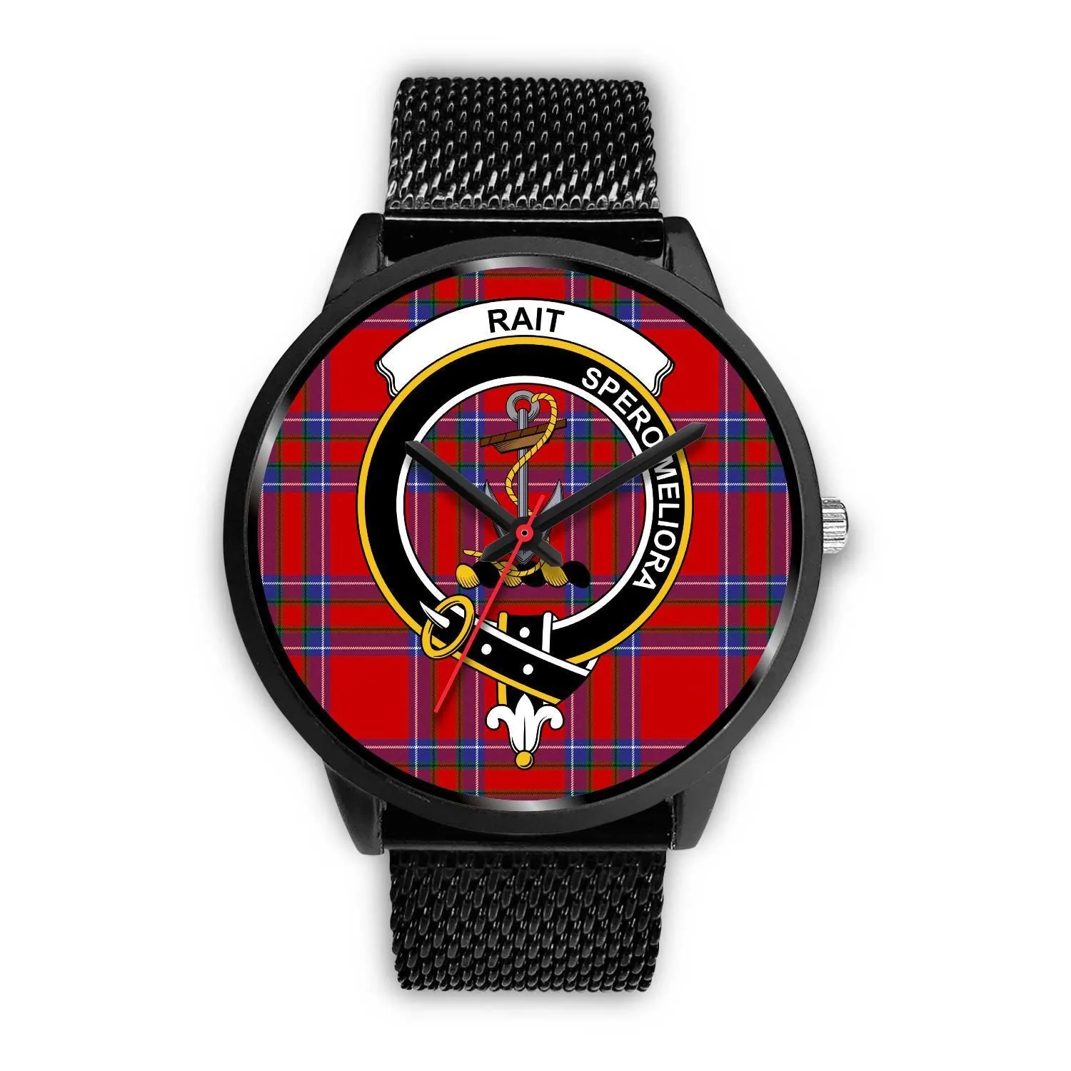 Rait Clan Badge Tartan Black Watch