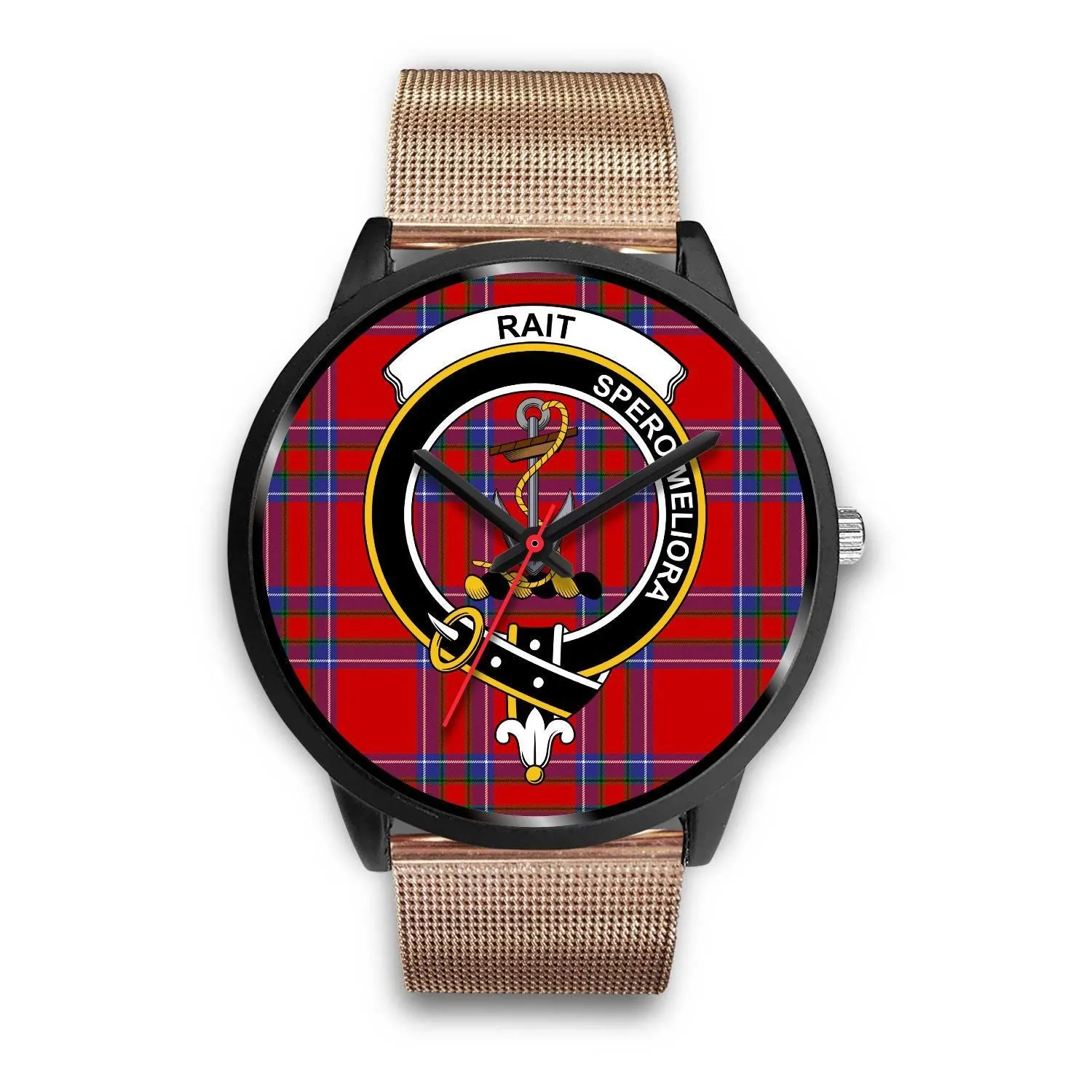 Rait Clan Badge Tartan Black Watch