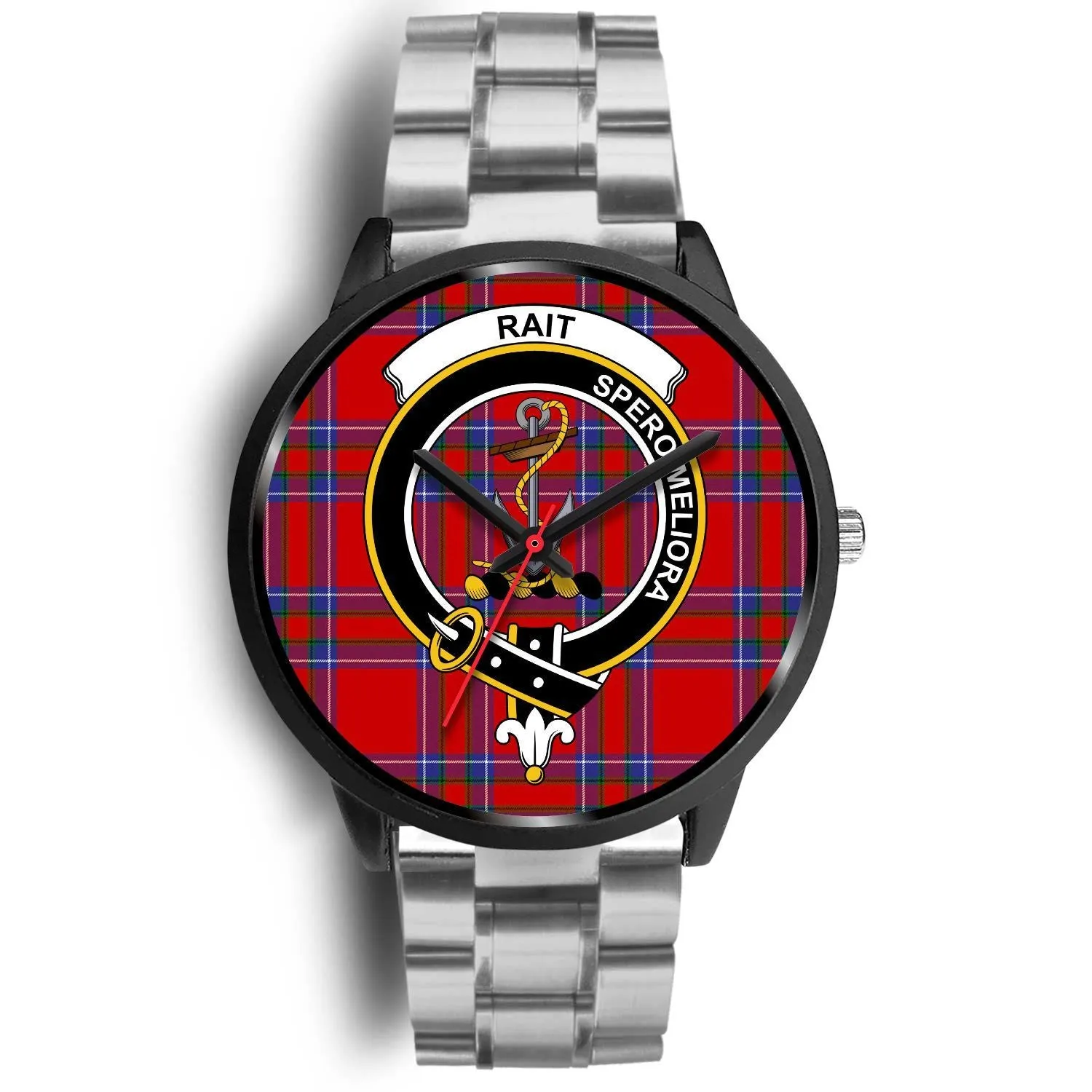 Rait Clan Badge Tartan Black Watch