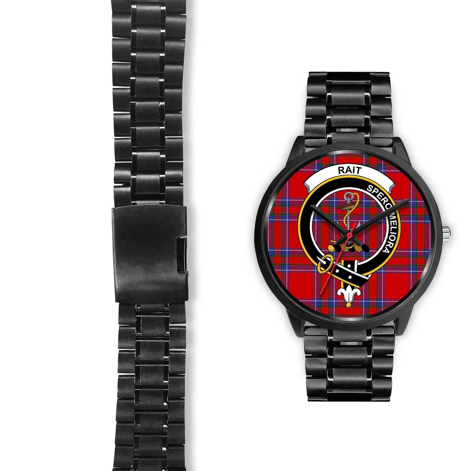 Rait Clan Badge Tartan Black Watch