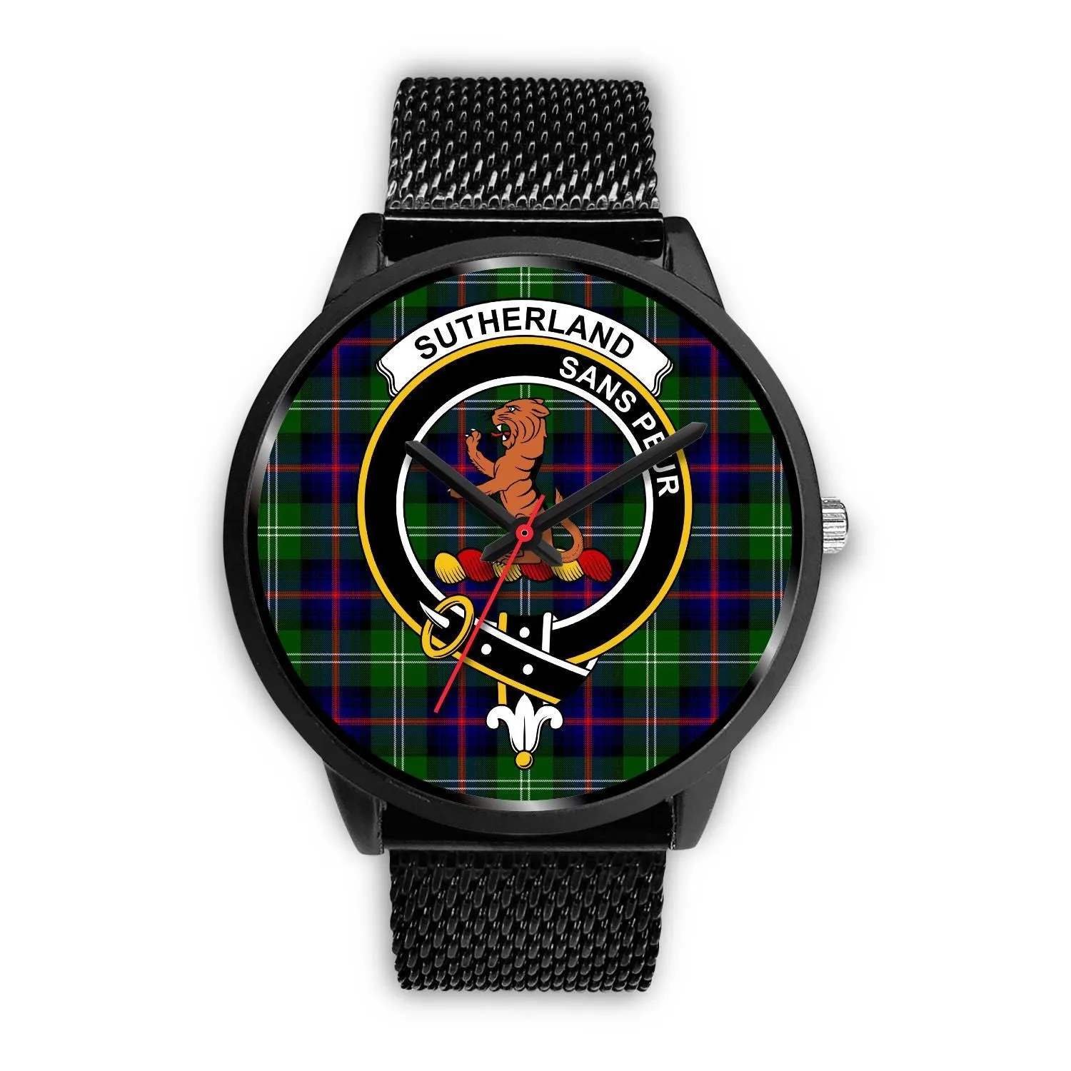 Sutherland II Clan Badge Tartan Black Watch