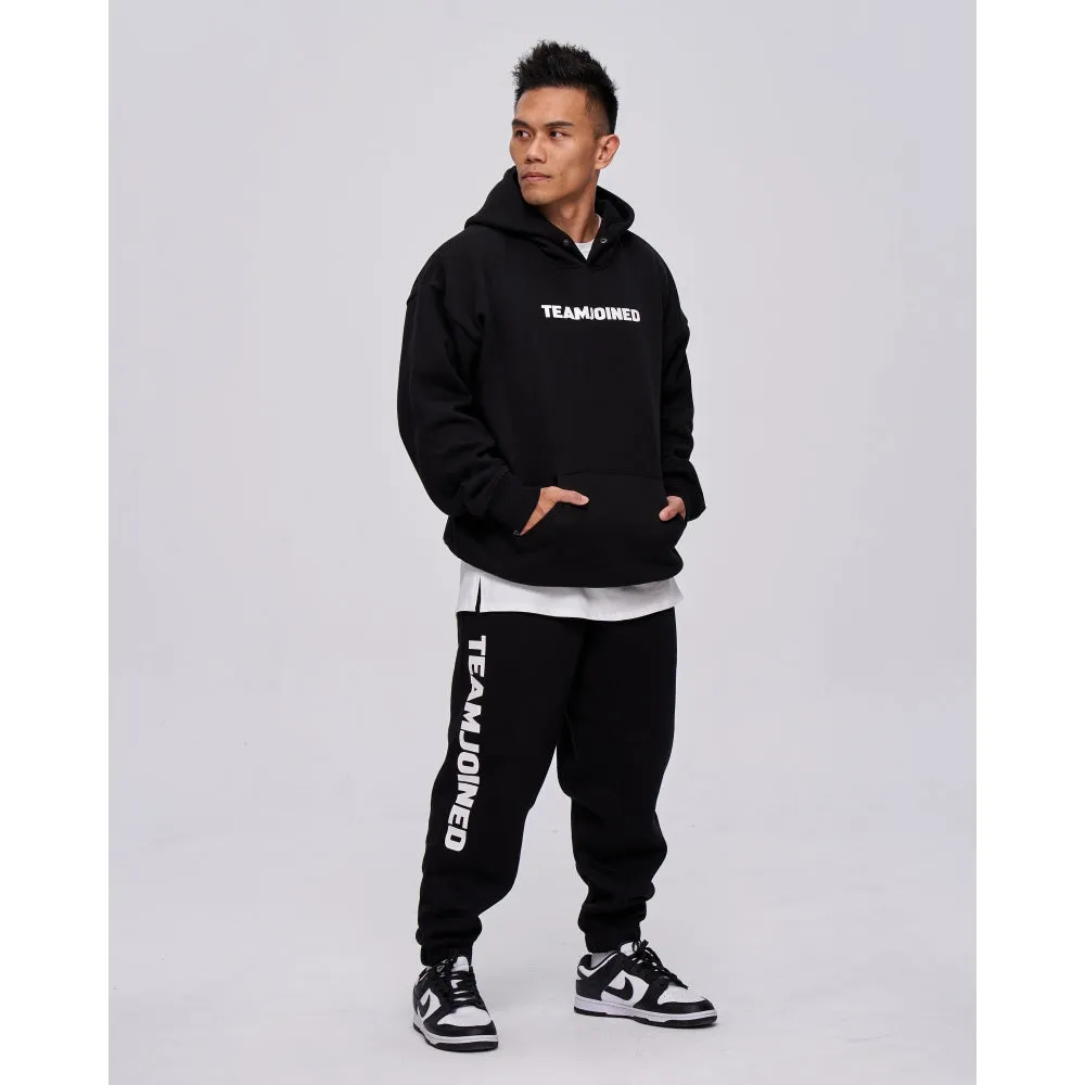 TEAMJOINED JOINED LOGO SWEATPANTS-BLACK