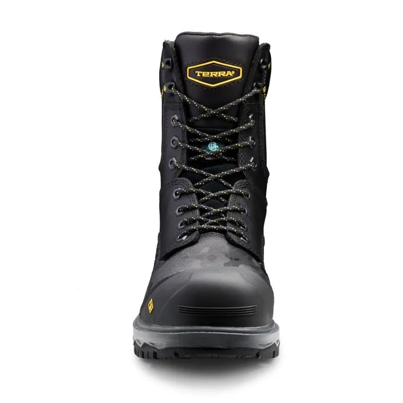 Terra Gantry Men's 8" Composite Toe Work Safety CSA Boot TR0A4NRQBLK - Black