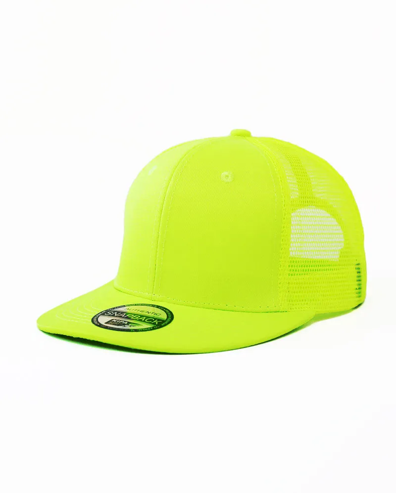 The Hat Depot - Cotton Mesh Back Snapback Trucker Cap