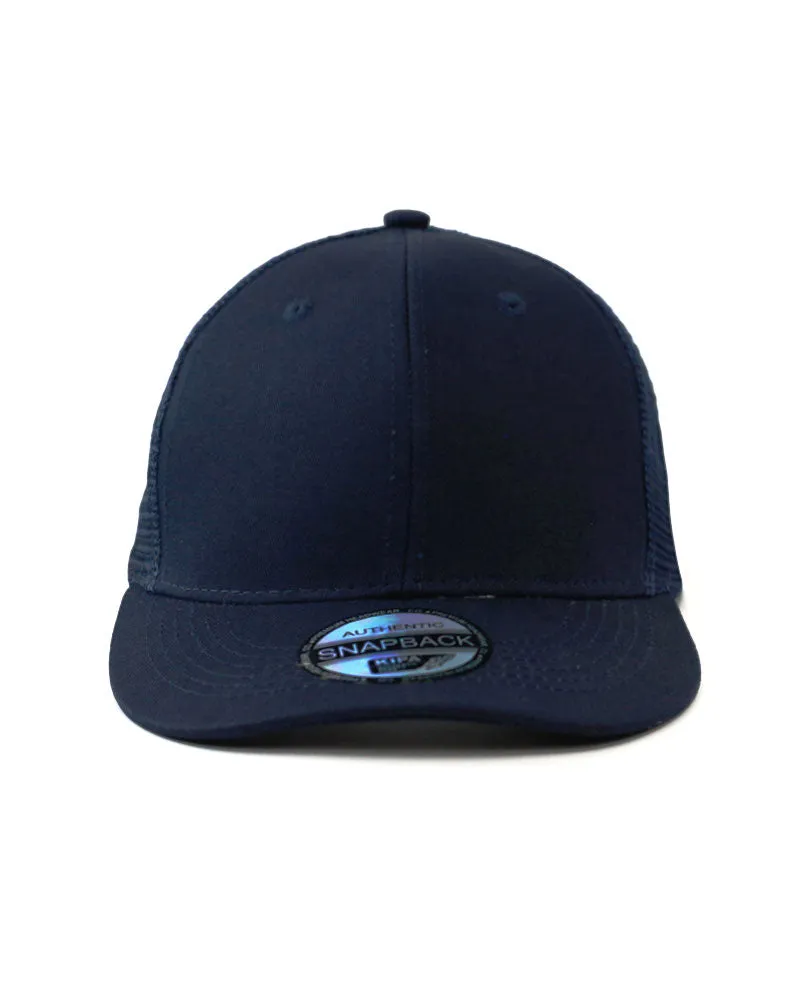 The Hat Depot - Cotton Mesh Back Snapback Trucker Cap