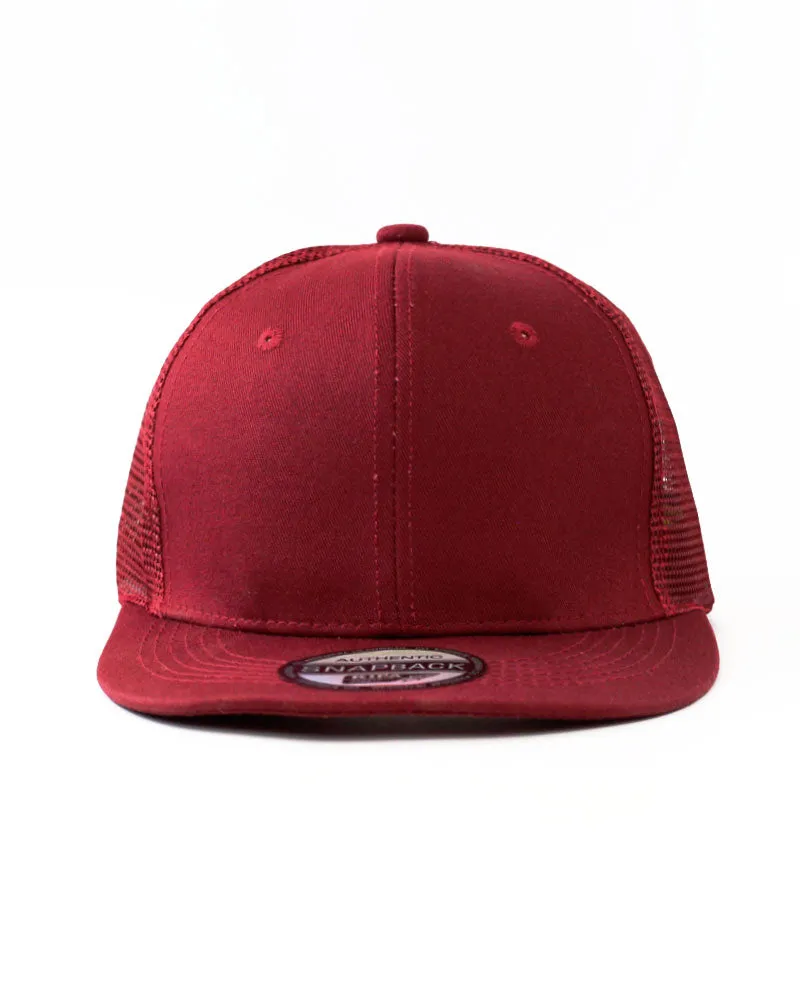 The Hat Depot - Cotton Mesh Back Snapback Trucker Cap