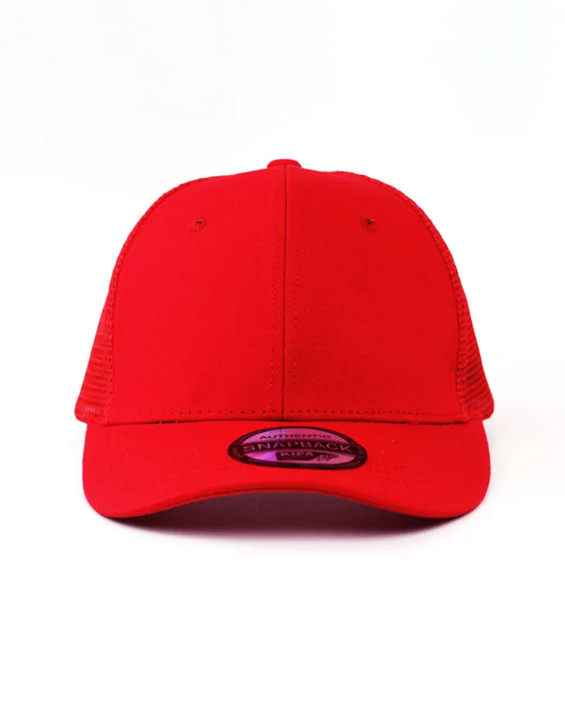 The Hat Depot - Cotton Mesh Back Snapback Trucker Cap