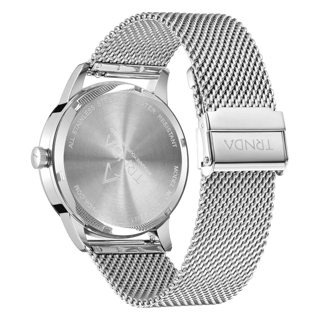 Trnda Stainless Steel Men's Watch TR002G5M1-B14S