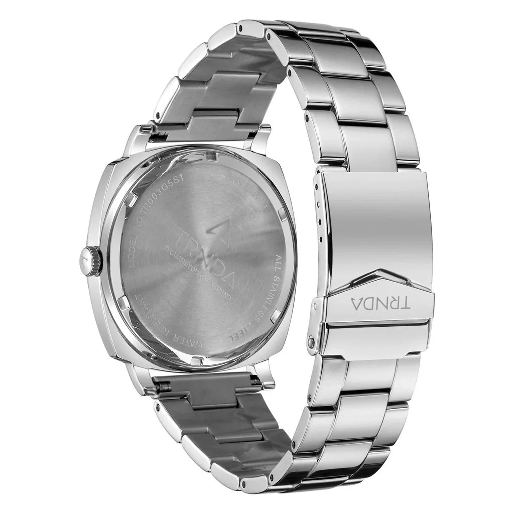 Trnda Stainless Steel Men's Watch TR003G5S1-C10S