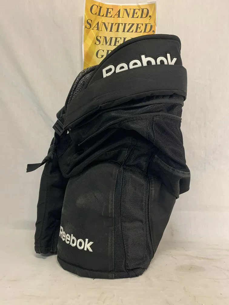 Used Reebok 18K Size Jr L Black Hockey Pants